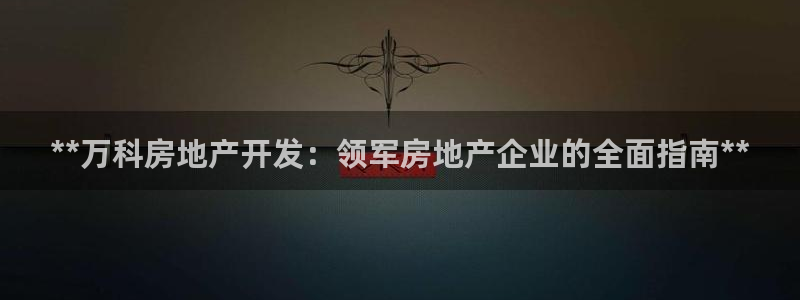 万向娱乐招商